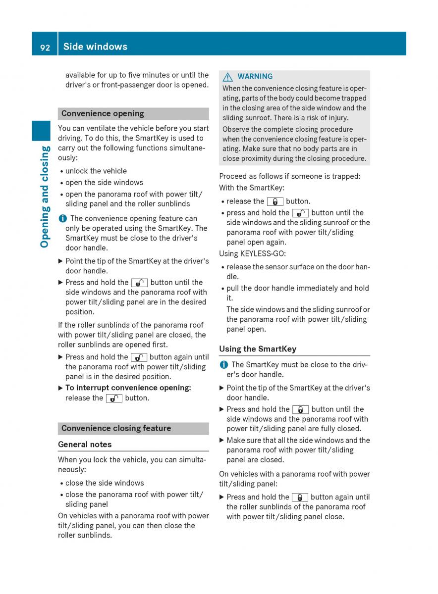 Mercedes Benz GLK Class X204 owners manual / page 94