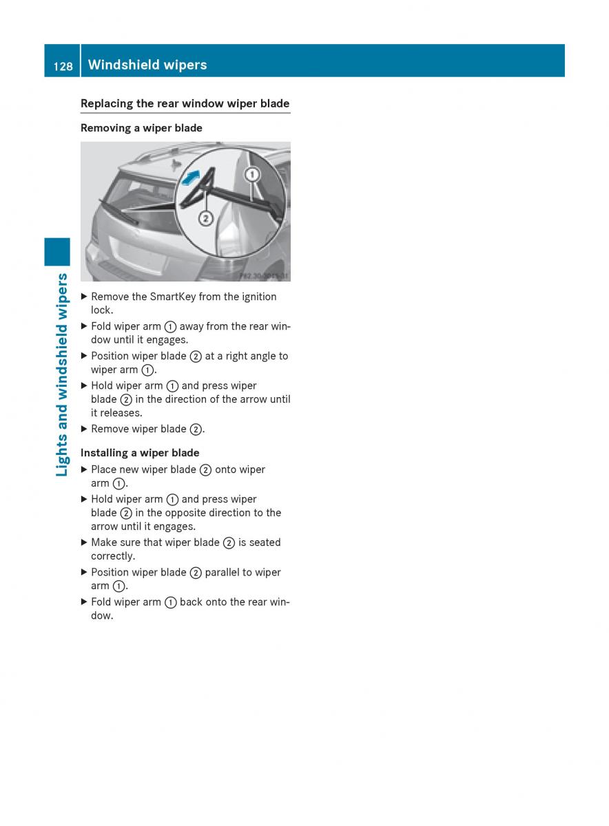 Mercedes Benz GLK Class X204 owners manual / page 130