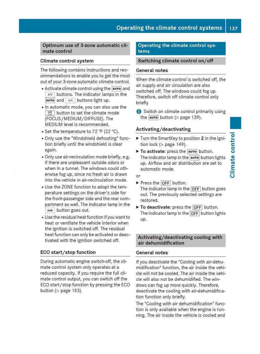 Mercedes Benz GLK Class X204 owners manual / page 139