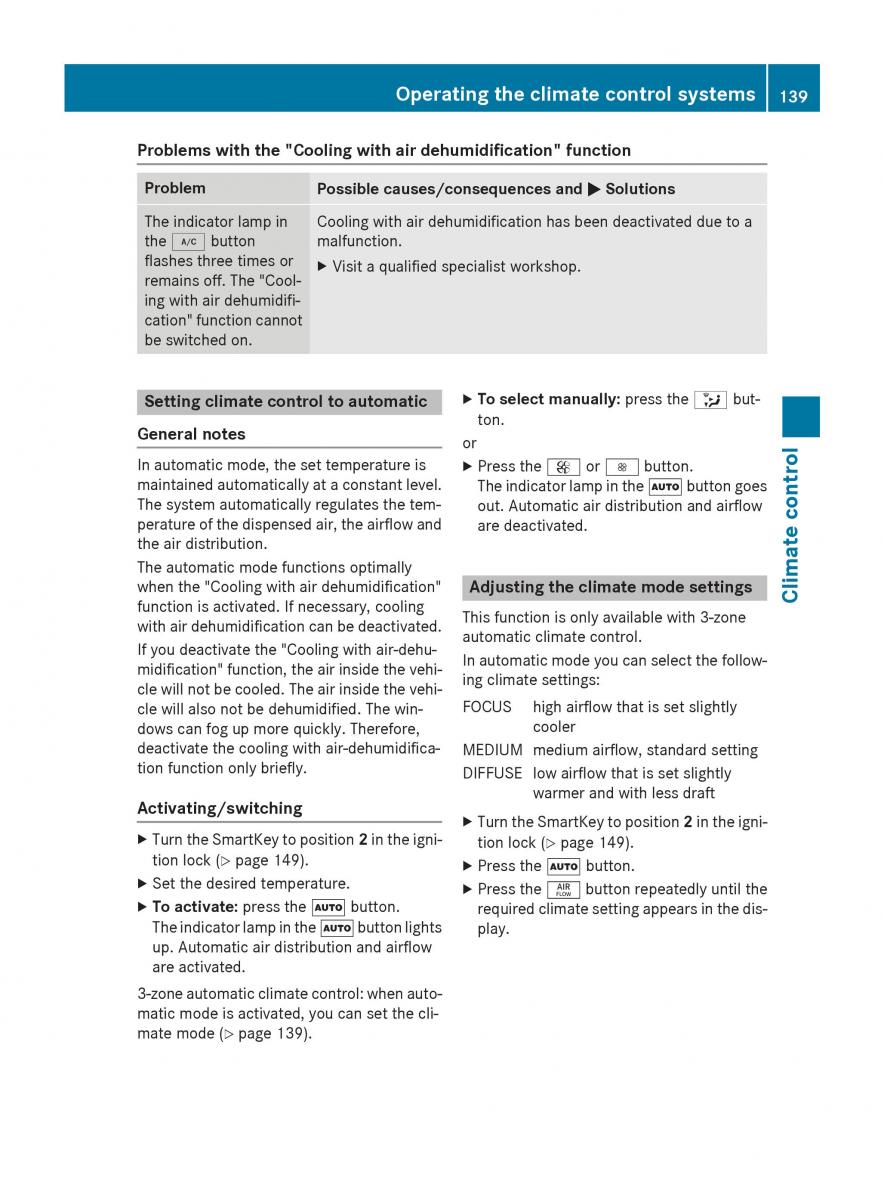 Mercedes Benz GLK Class X204 owners manual / page 141