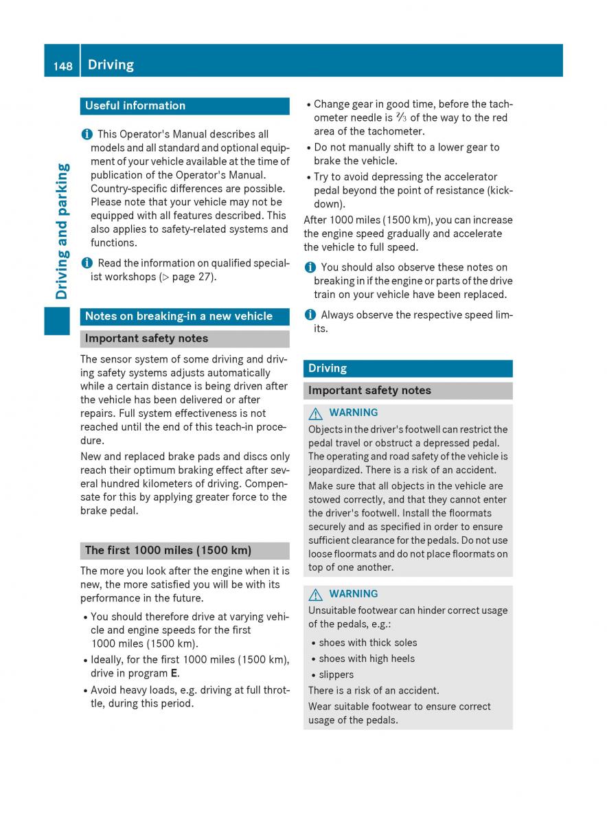 Mercedes Benz GLK Class X204 owners manual / page 150