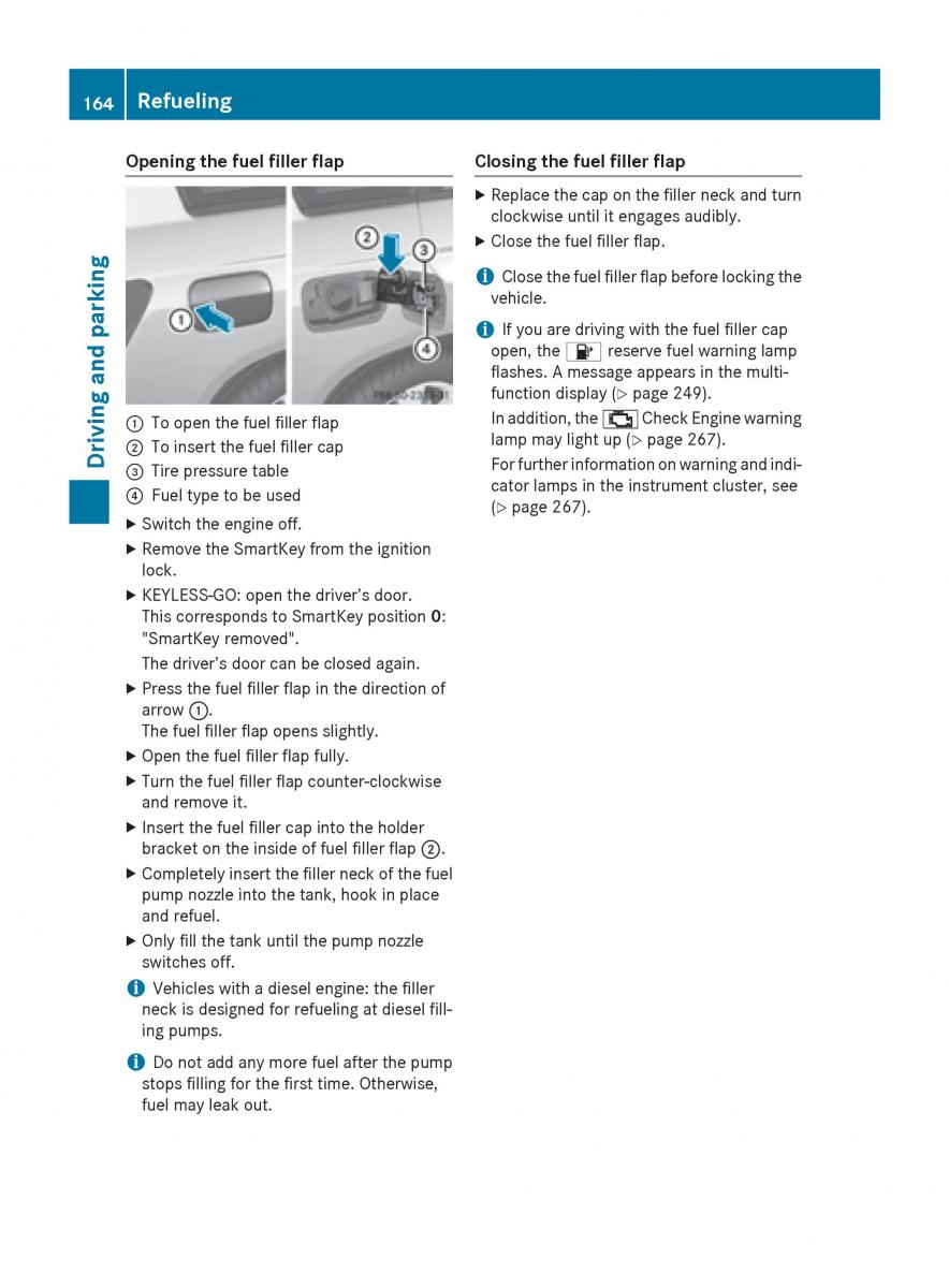 Mercedes Benz GLK Class X204 owners manual / page 166