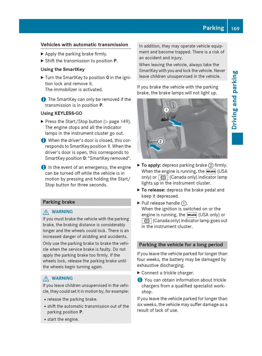 Mercedes Benz GLK Class X204 owners manual / page 171