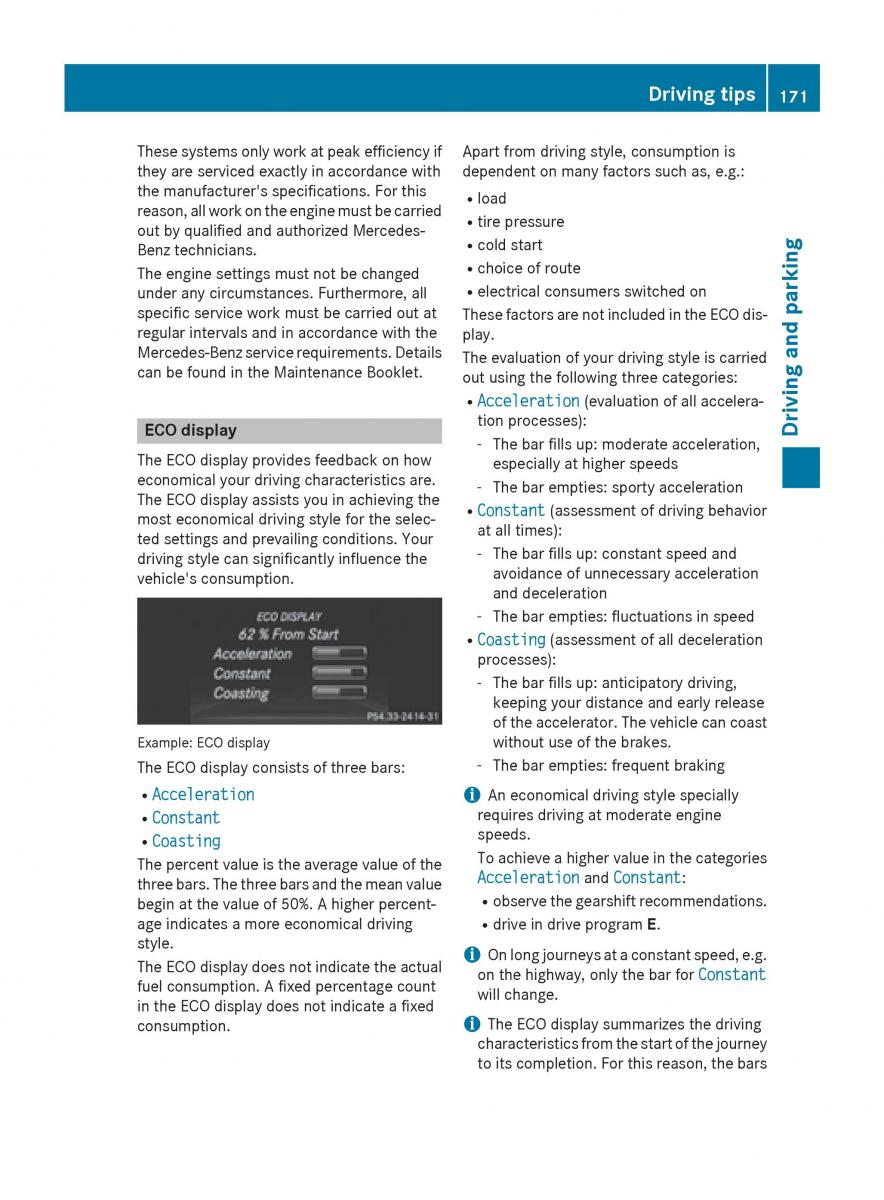 Mercedes Benz GLK Class X204 owners manual / page 173