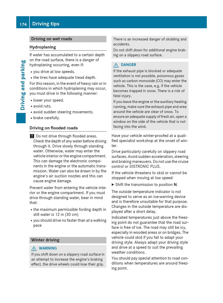 Mercedes Benz GLK Class X204 owners manual / page 176