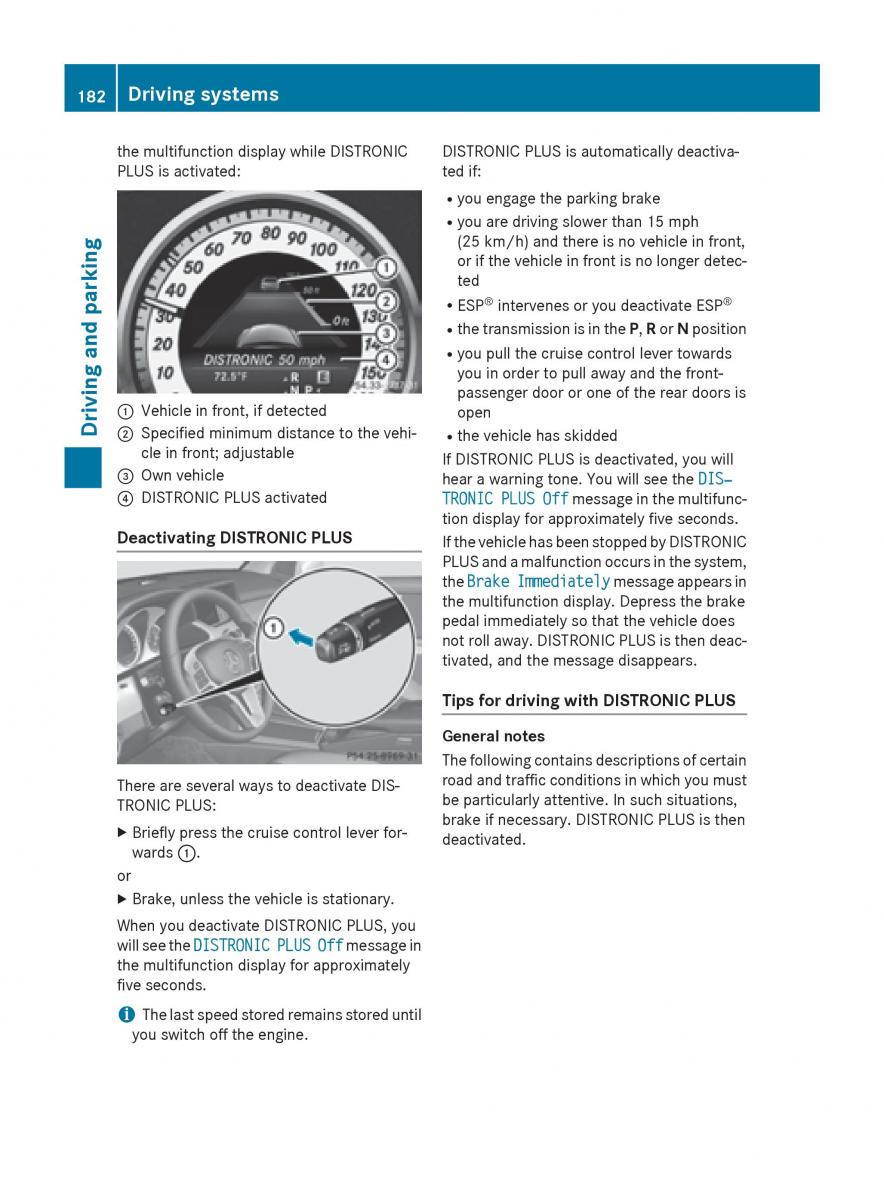 Mercedes Benz GLK Class X204 owners manual / page 184