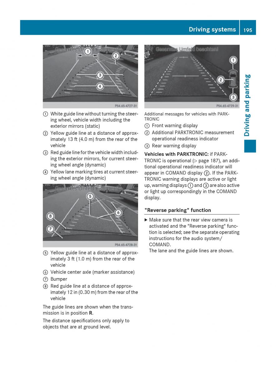 Mercedes Benz GLK Class X204 owners manual / page 197