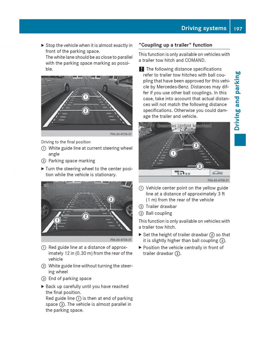 Mercedes Benz GLK Class X204 owners manual / page 199