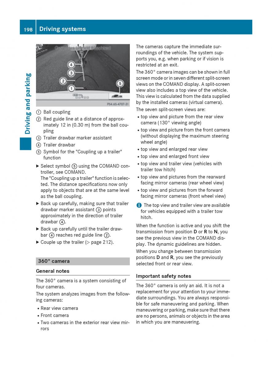 Mercedes Benz GLK Class X204 owners manual / page 200