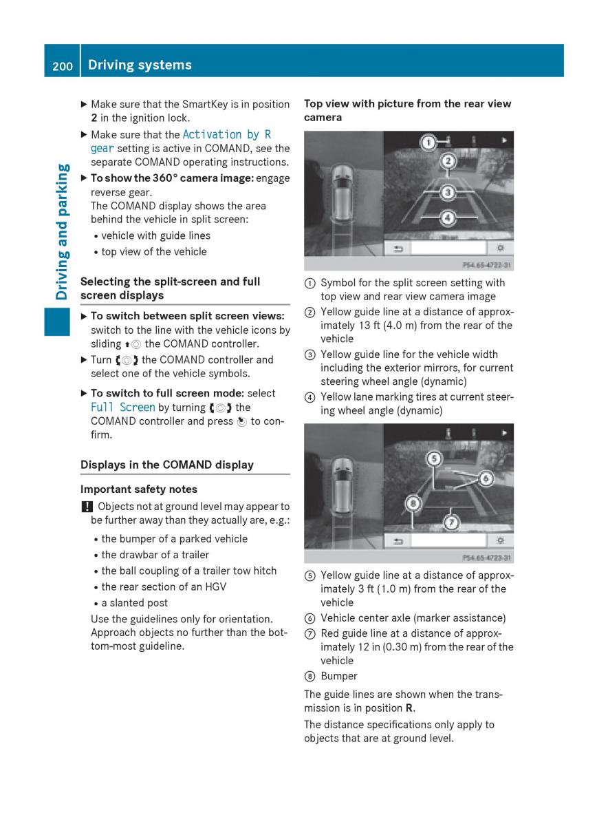 Mercedes Benz GLK Class X204 owners manual / page 202