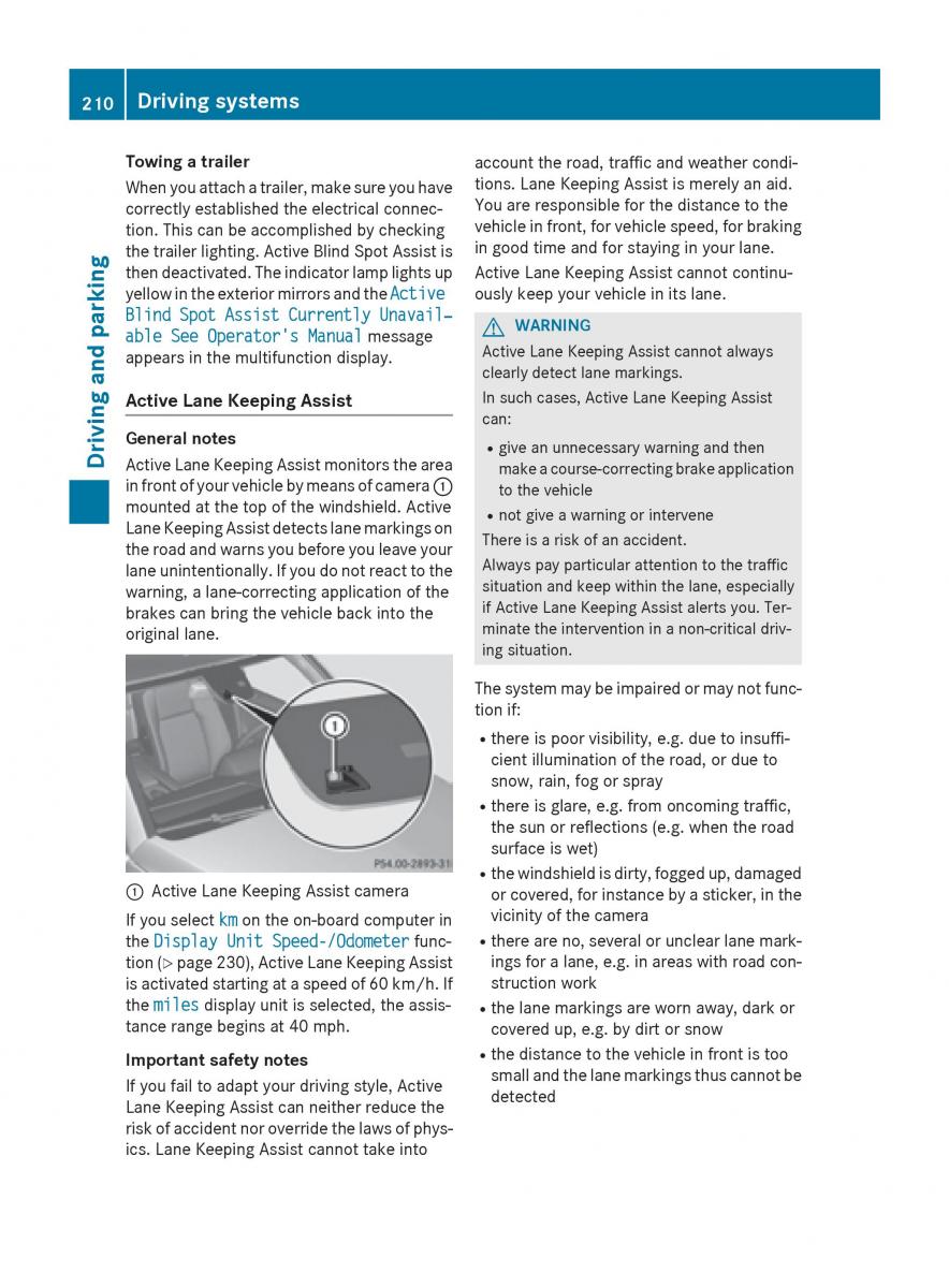 Mercedes Benz GLK Class X204 owners manual / page 212