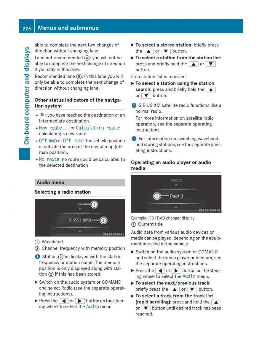 Mercedes Benz GLK Class X204 owners manual / page 228