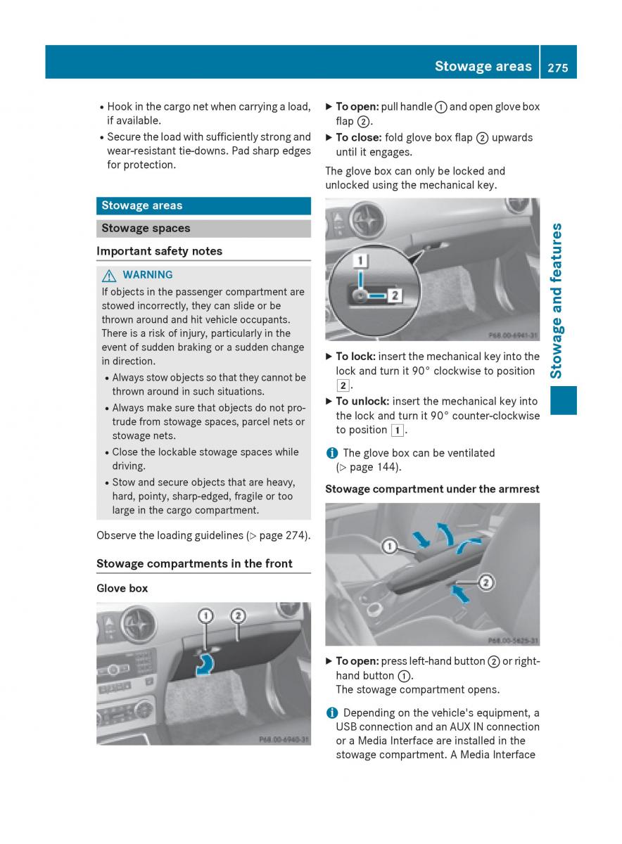 Mercedes Benz GLK Class X204 owners manual / page 277