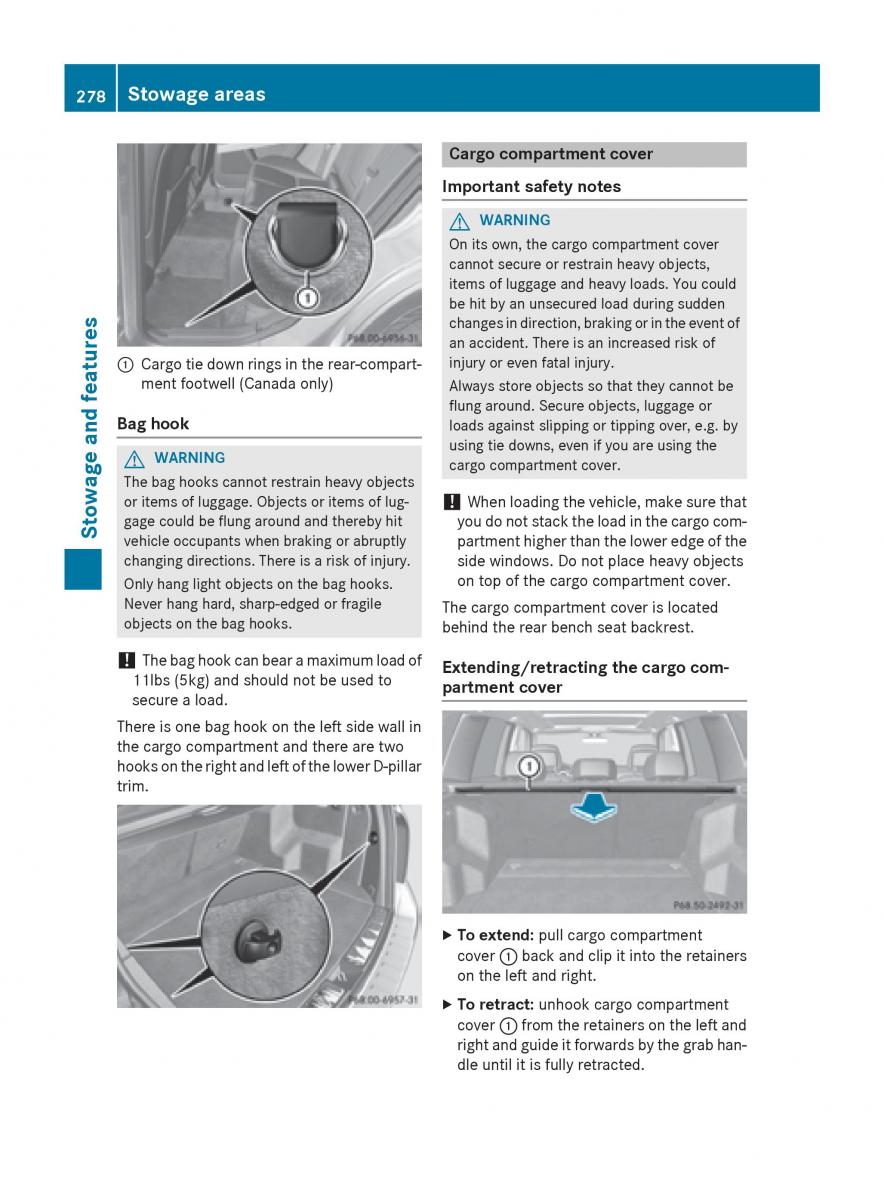 Mercedes Benz GLK Class X204 owners manual / page 280