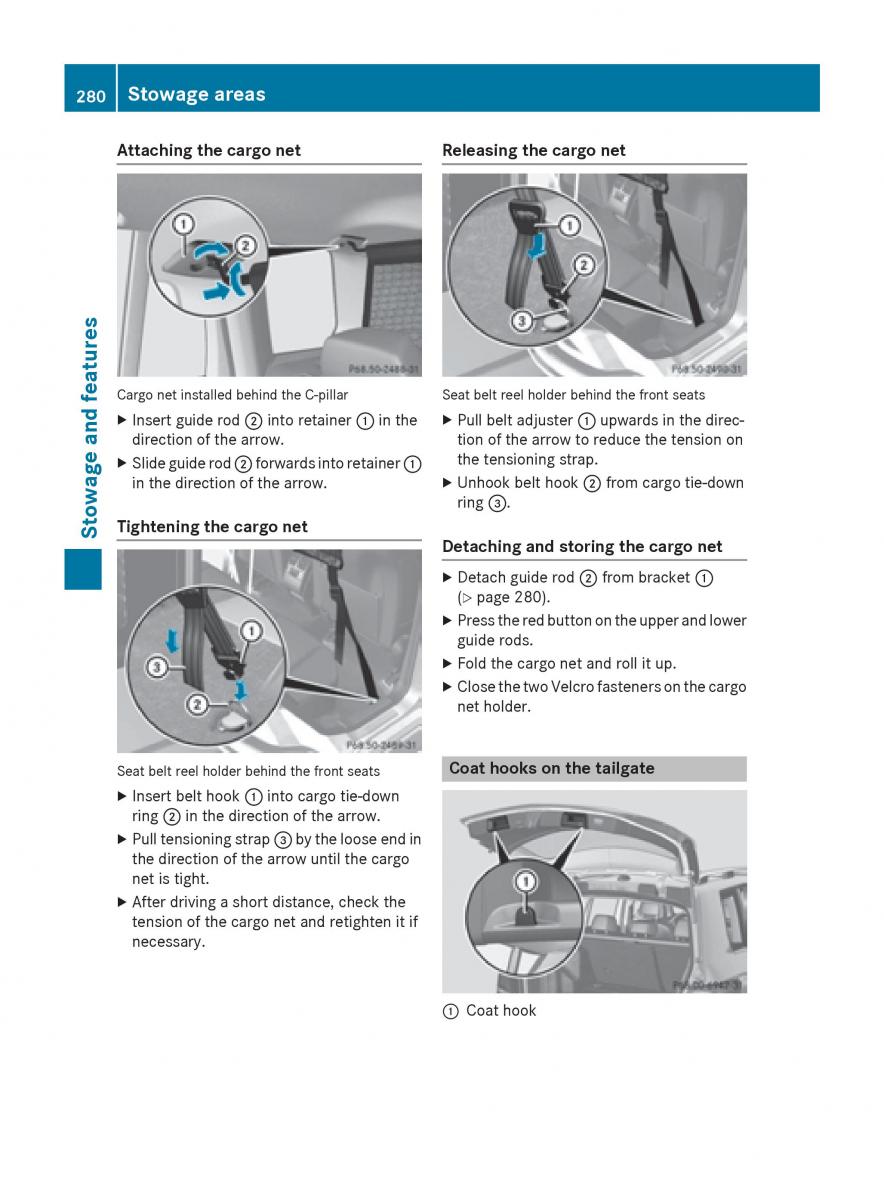 Mercedes Benz GLK Class X204 owners manual / page 282