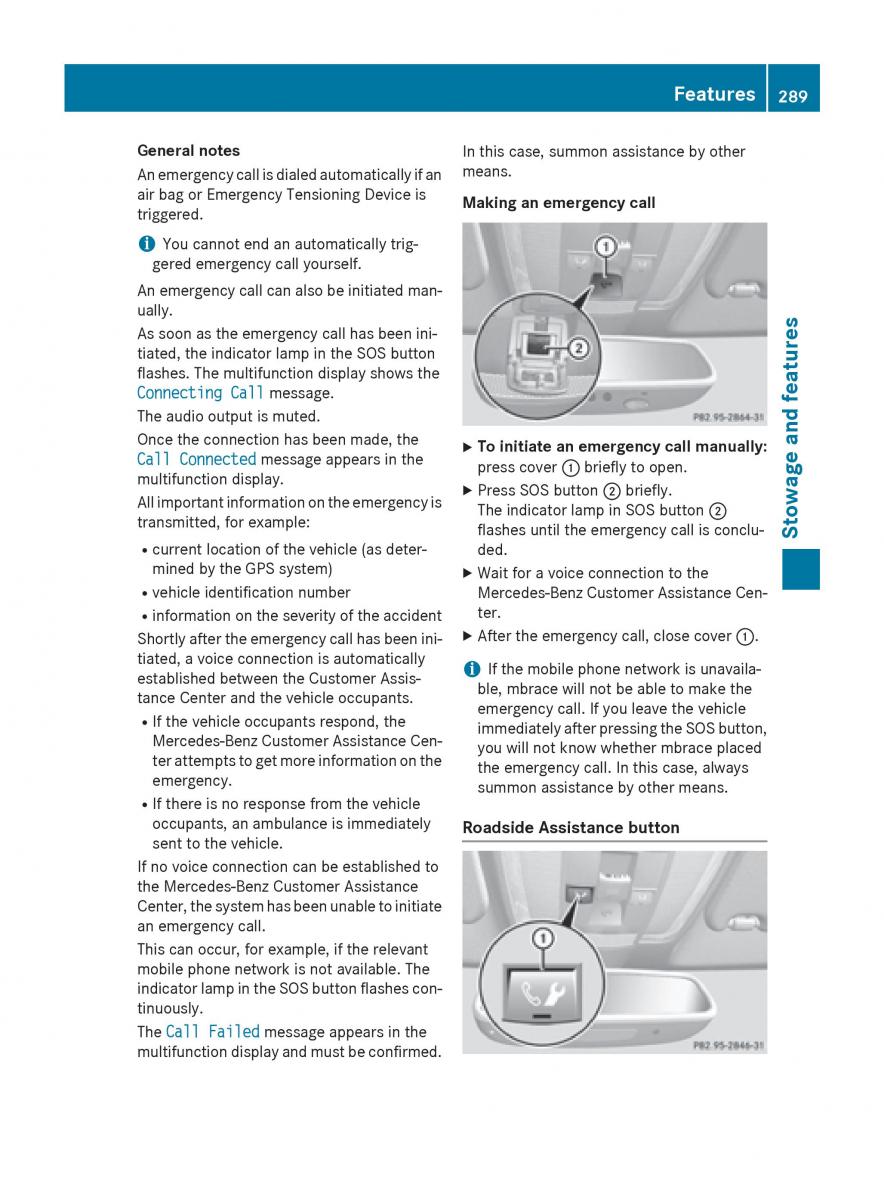 Mercedes Benz GLK Class X204 owners manual / page 291