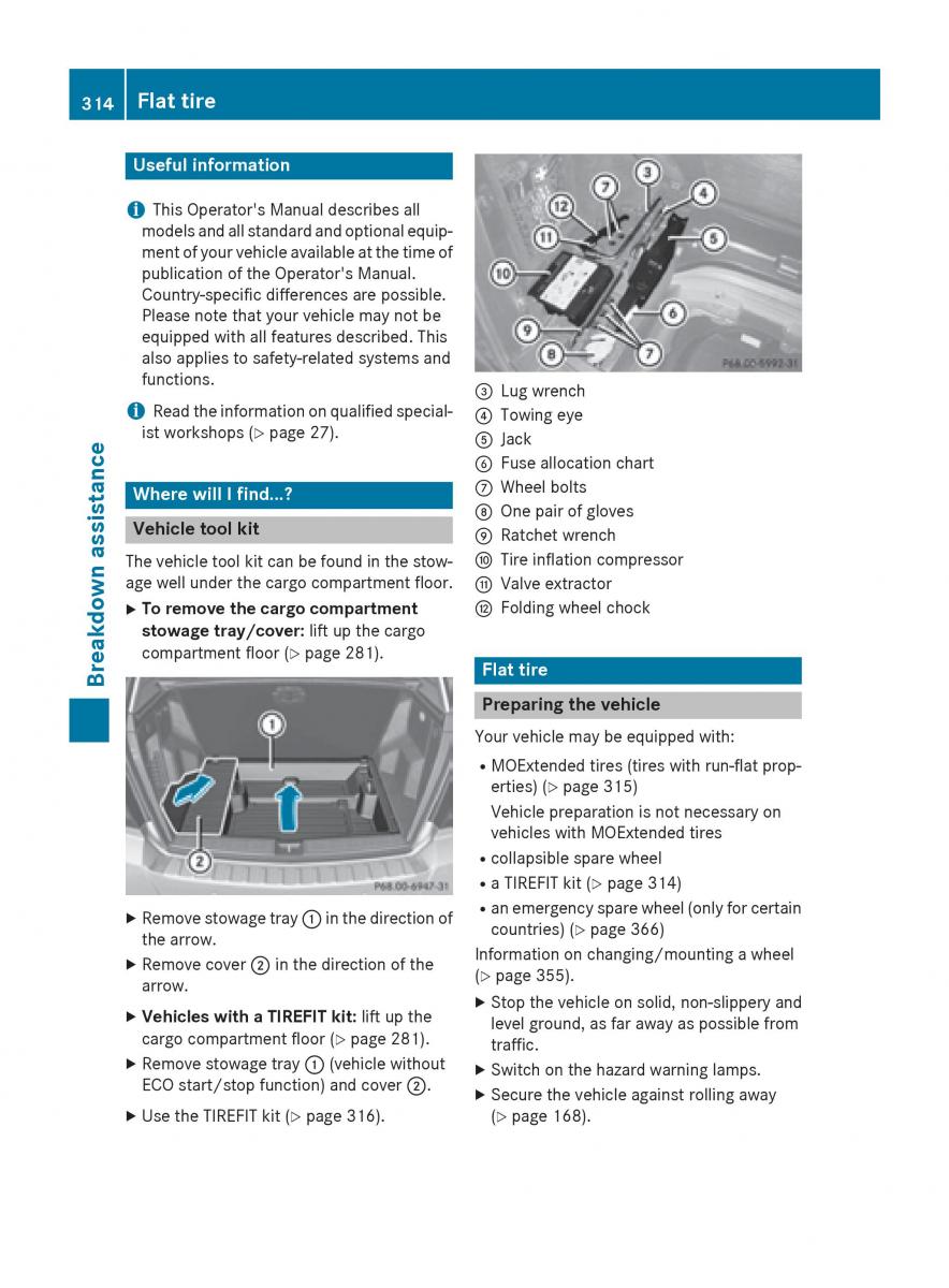 Mercedes Benz GLK Class X204 owners manual / page 316