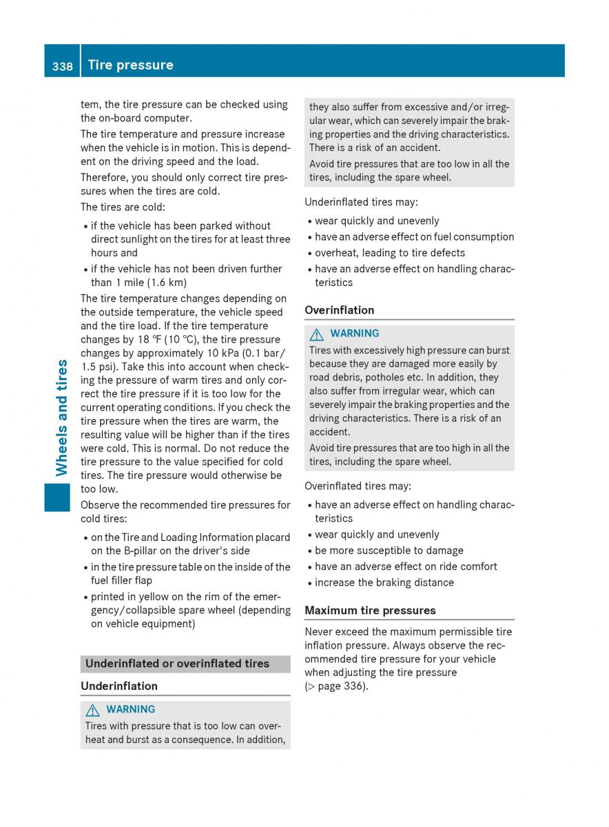 Mercedes Benz GLK Class X204 owners manual / page 340