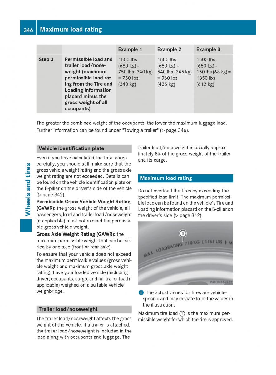 Mercedes Benz GLK Class X204 owners manual / page 348