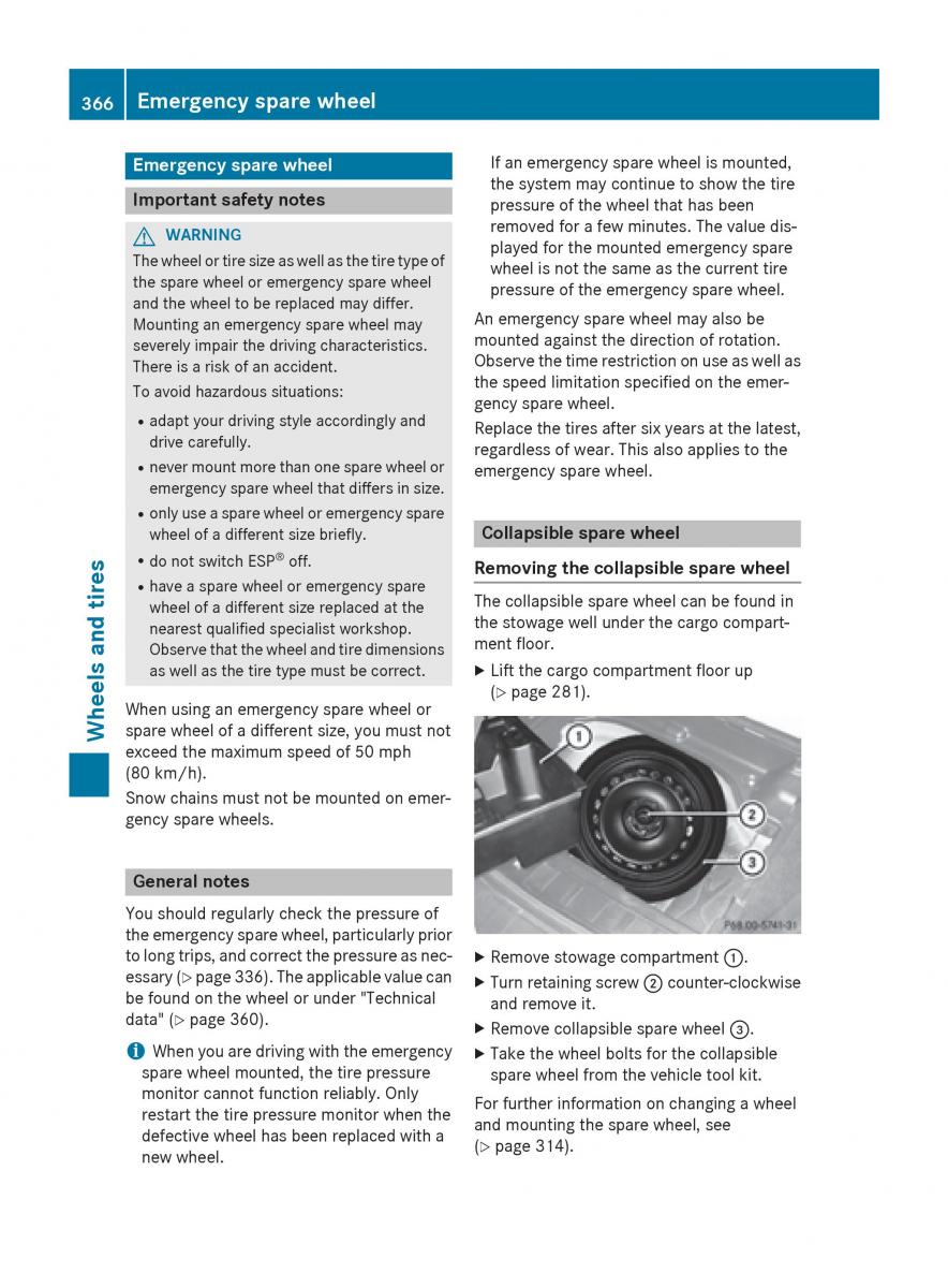 Mercedes Benz GLK Class X204 owners manual / page 368