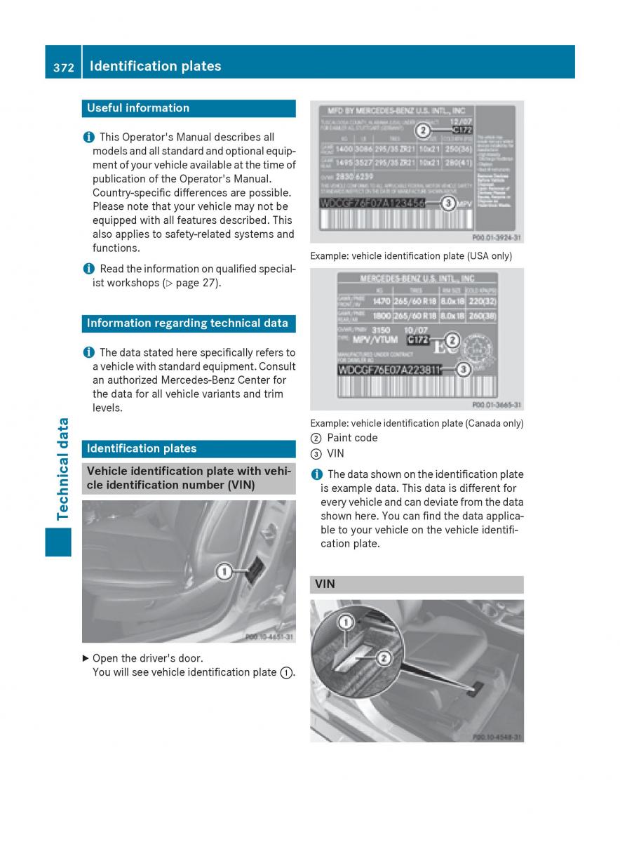 Mercedes Benz GLK Class X204 owners manual / page 374