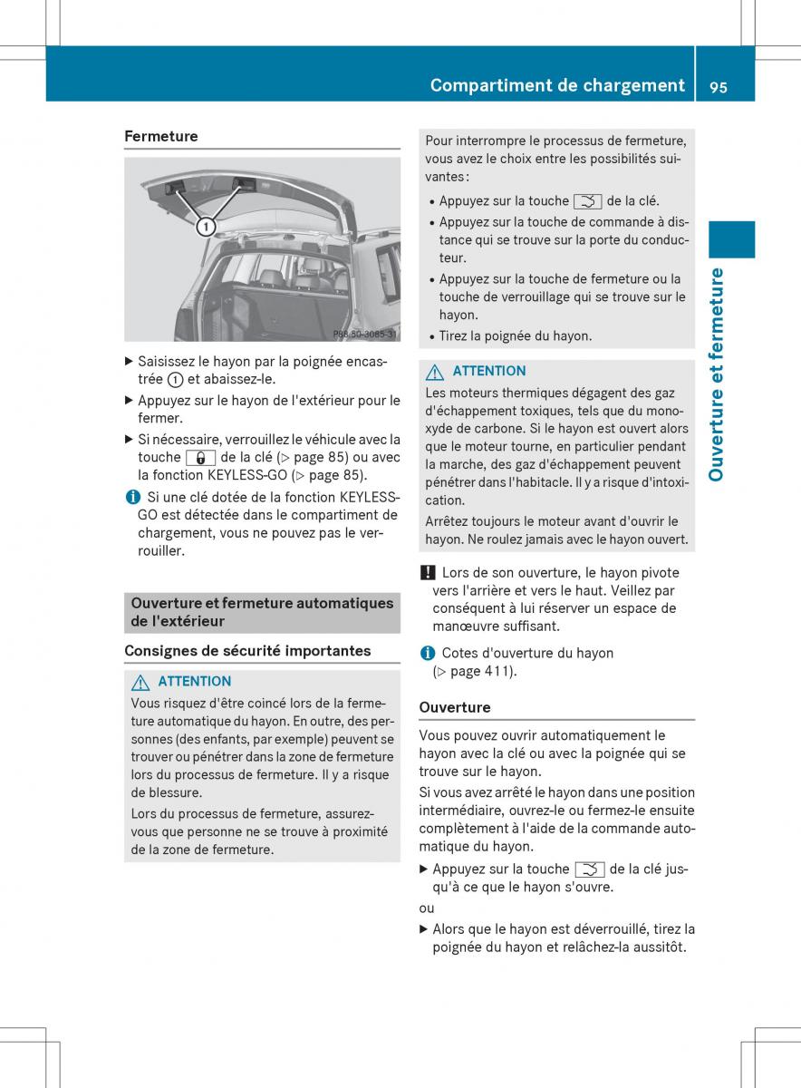 Mercedes Benz GLK Class X204 manuel du proprietaire / page 97