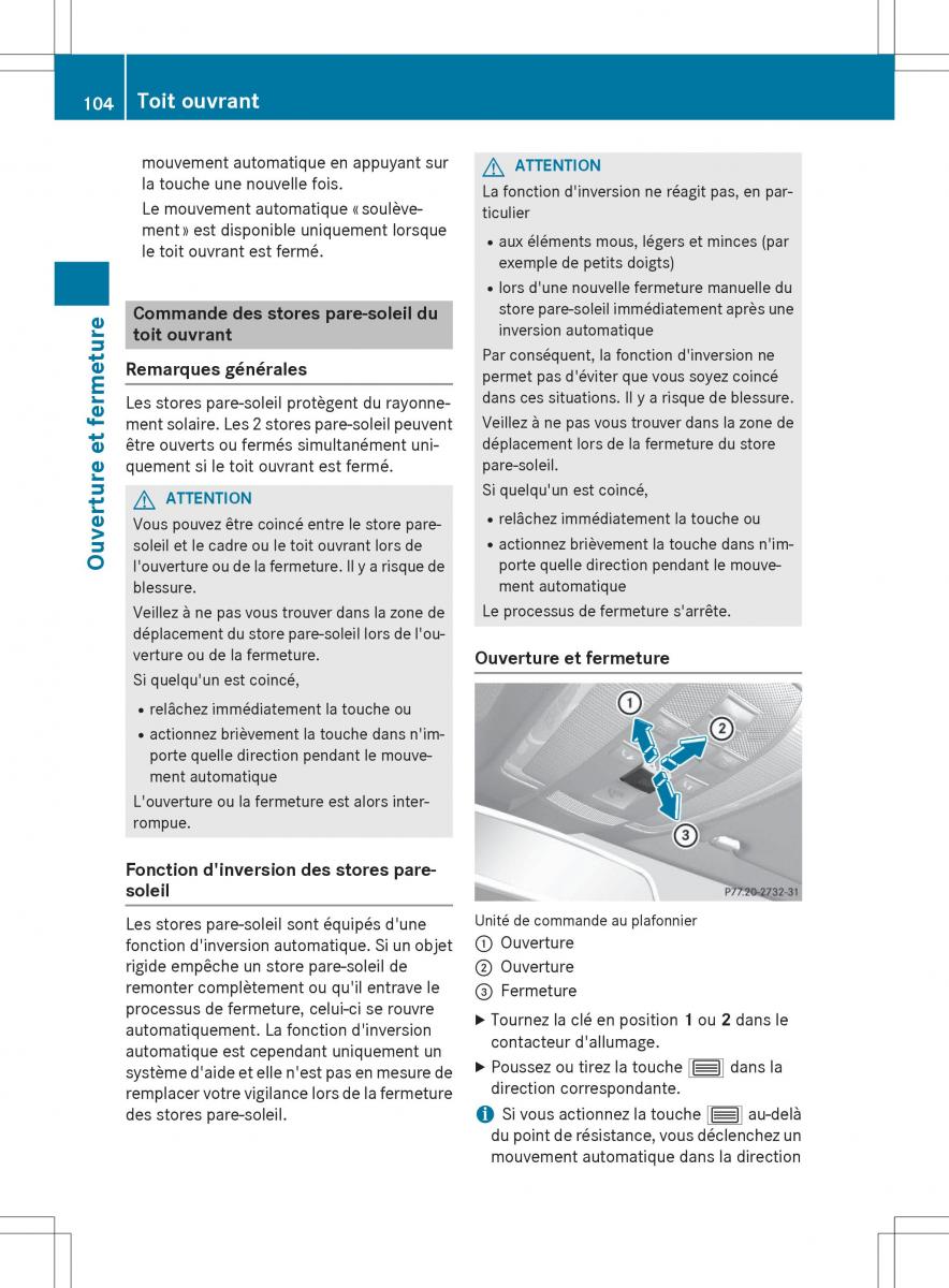 Mercedes Benz GLK Class X204 manuel du proprietaire / page 106