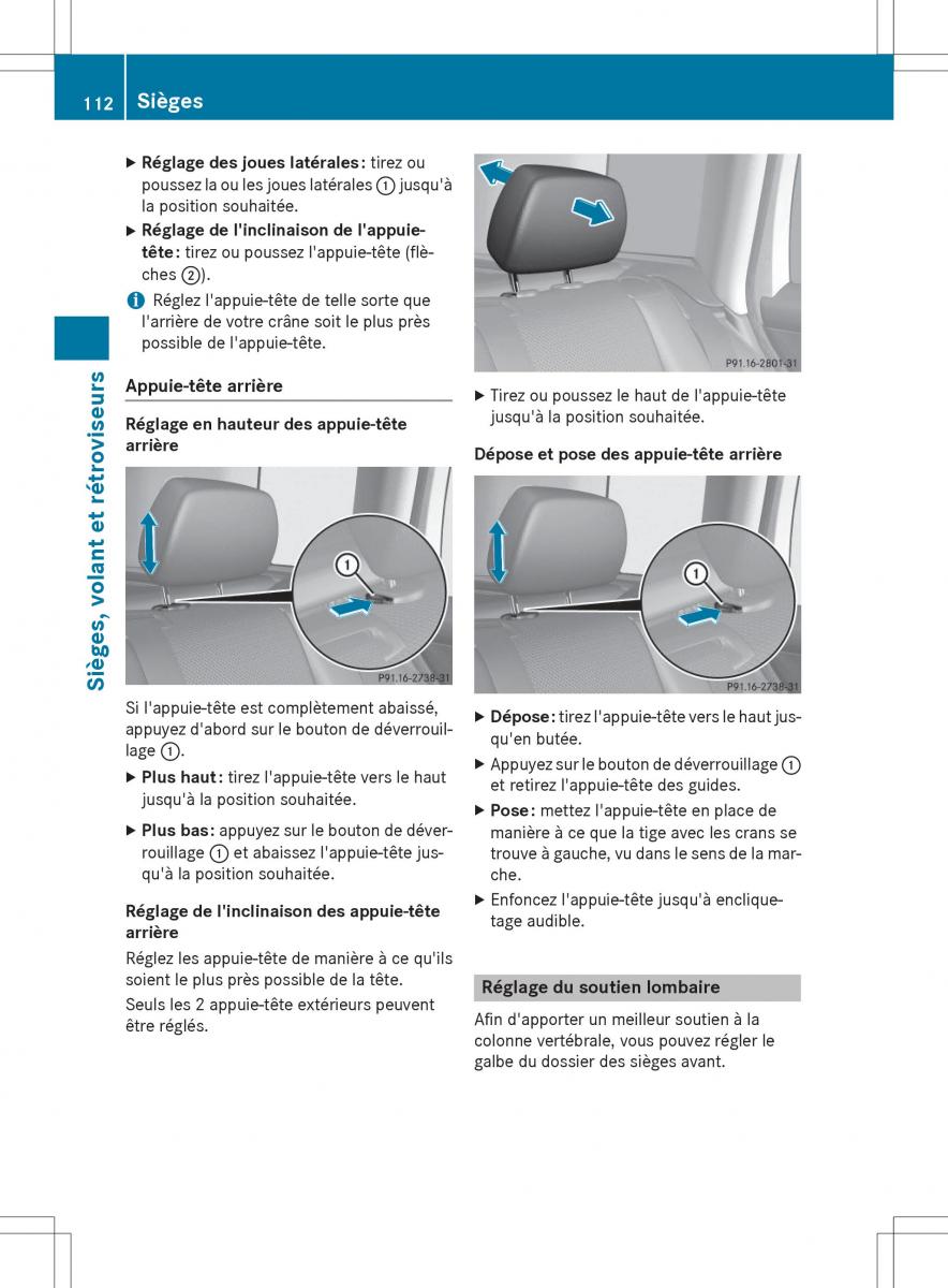 Mercedes Benz GLK Class X204 manuel du proprietaire / page 114