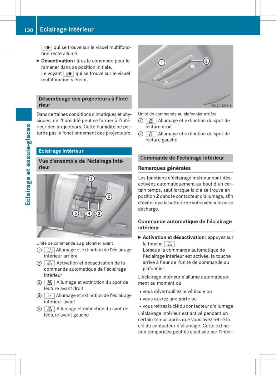 Mercedes Benz GLK Class X204 manuel du proprietaire / page 132