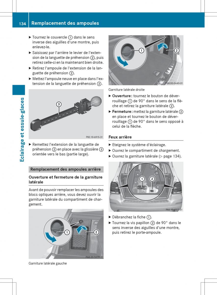 Mercedes Benz GLK Class X204 manuel du proprietaire / page 136