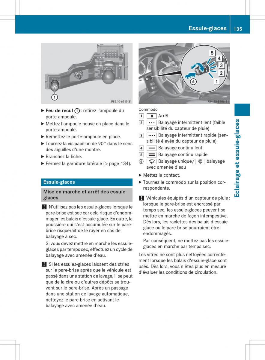 Mercedes Benz GLK Class X204 manuel du proprietaire / page 137