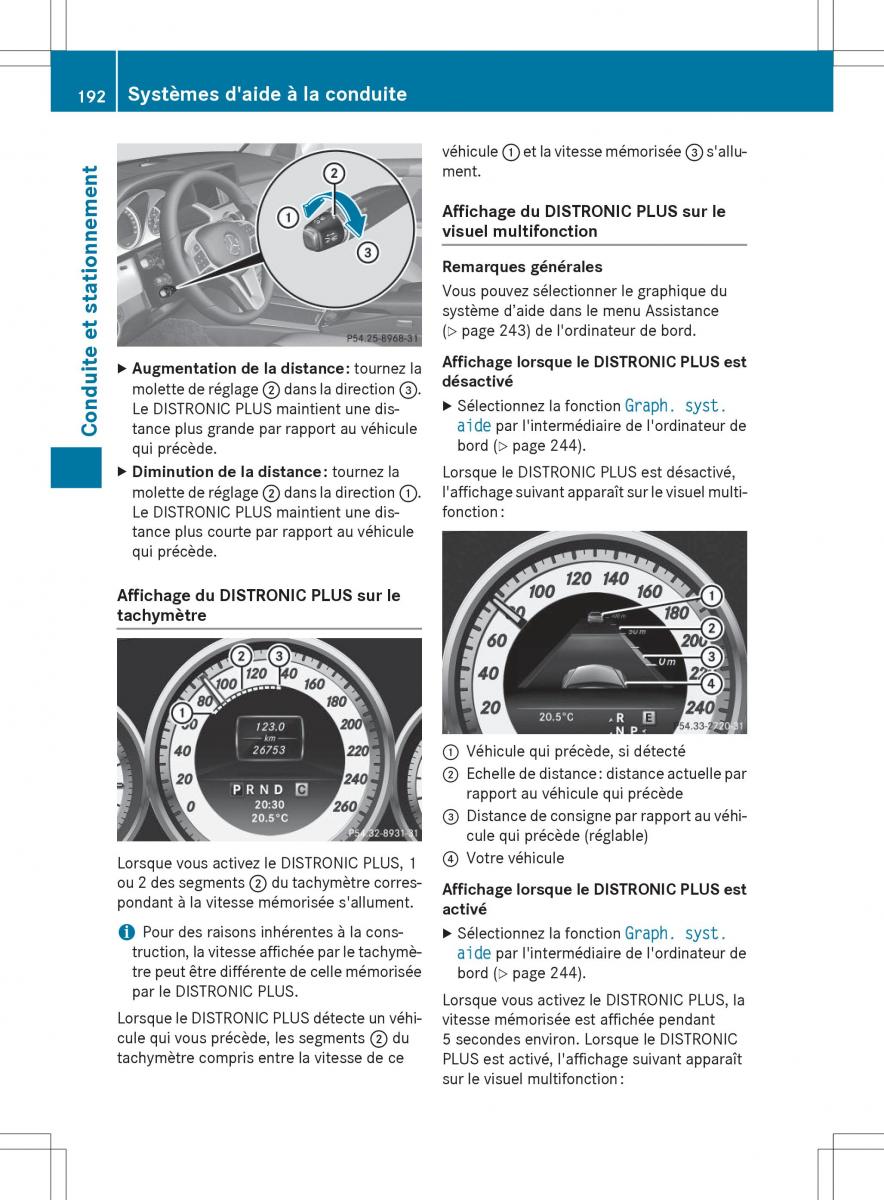 Mercedes Benz GLK Class X204 manuel du proprietaire / page 194