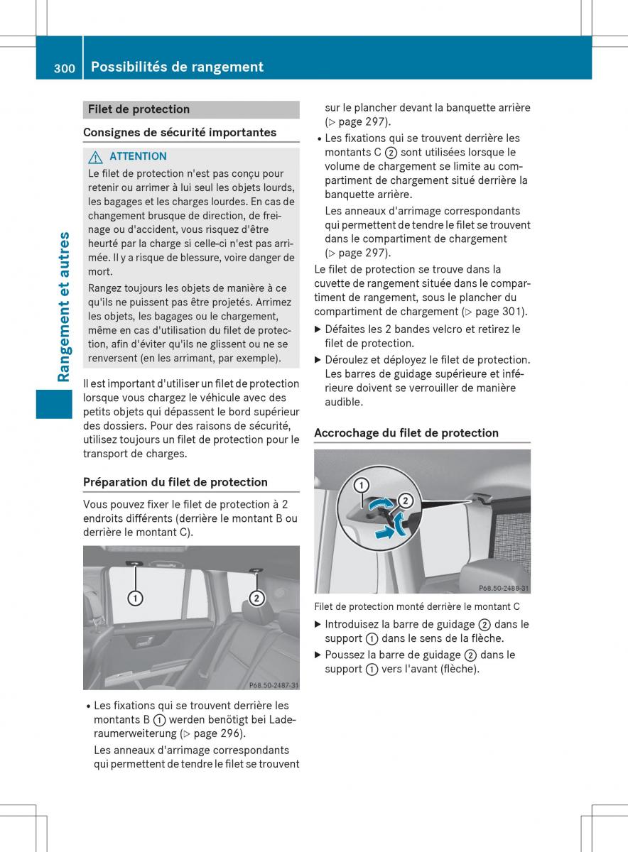 Mercedes Benz GLK Class X204 manuel du proprietaire / page 302