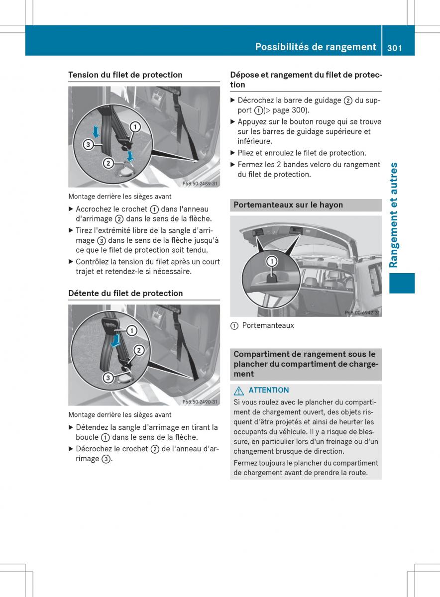 Mercedes Benz GLK Class X204 manuel du proprietaire / page 303