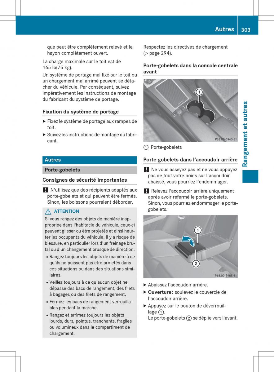 Mercedes Benz GLK Class X204 manuel du proprietaire / page 305