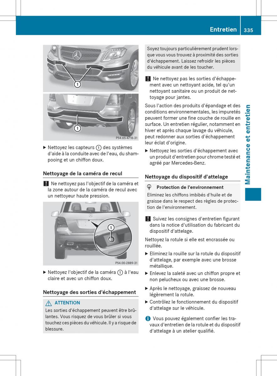 Mercedes Benz GLK Class X204 manuel du proprietaire / page 337