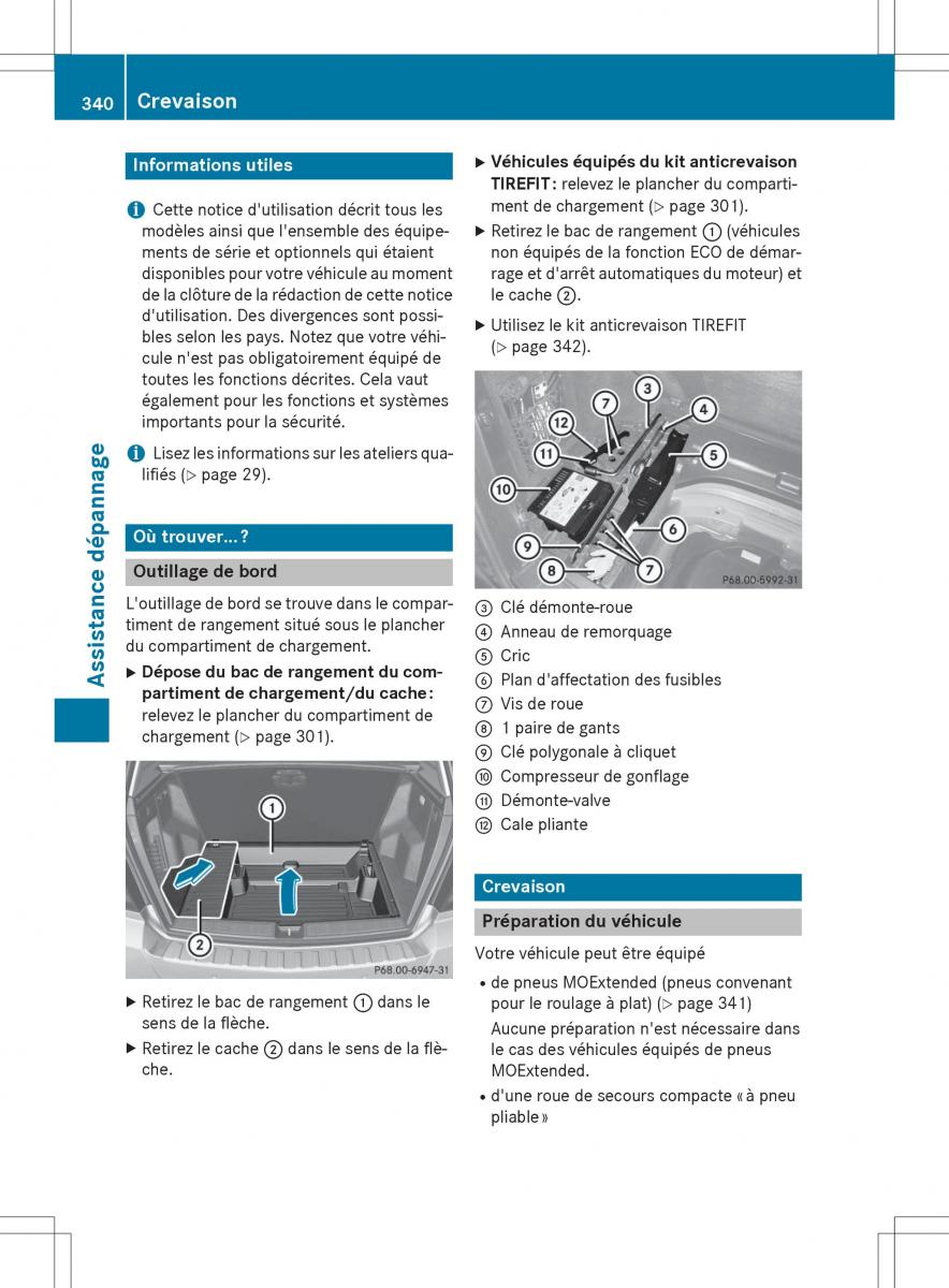 Mercedes Benz GLK Class X204 manuel du proprietaire / page 342