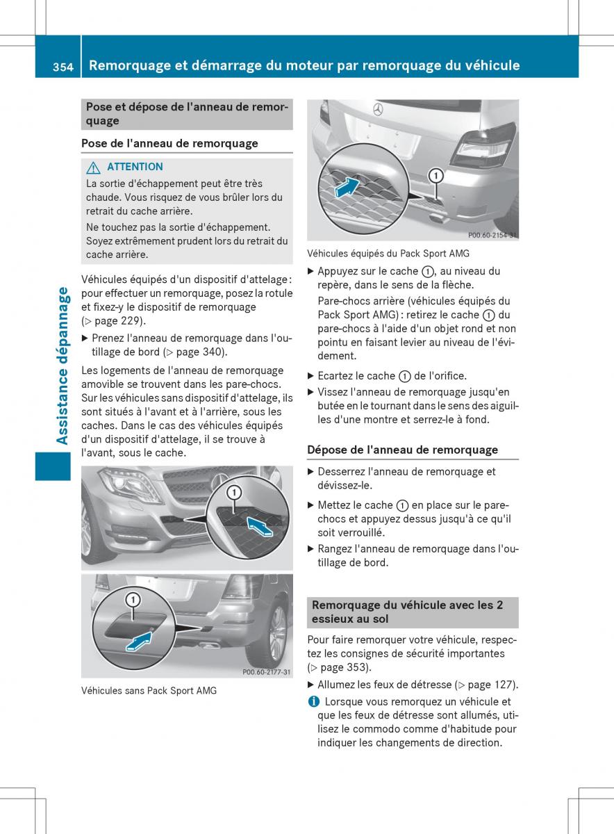 Mercedes Benz GLK Class X204 manuel du proprietaire / page 356