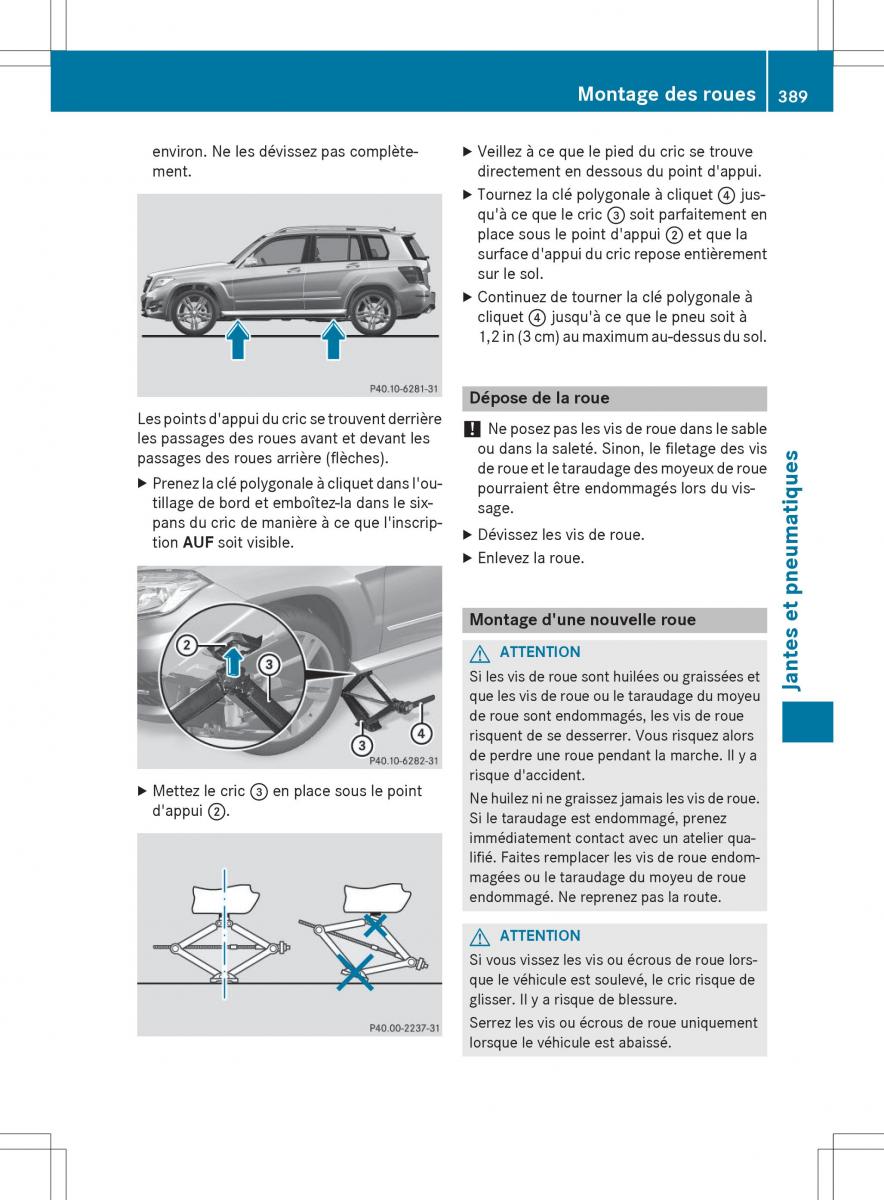 Mercedes Benz GLK Class X204 manuel du proprietaire / page 391