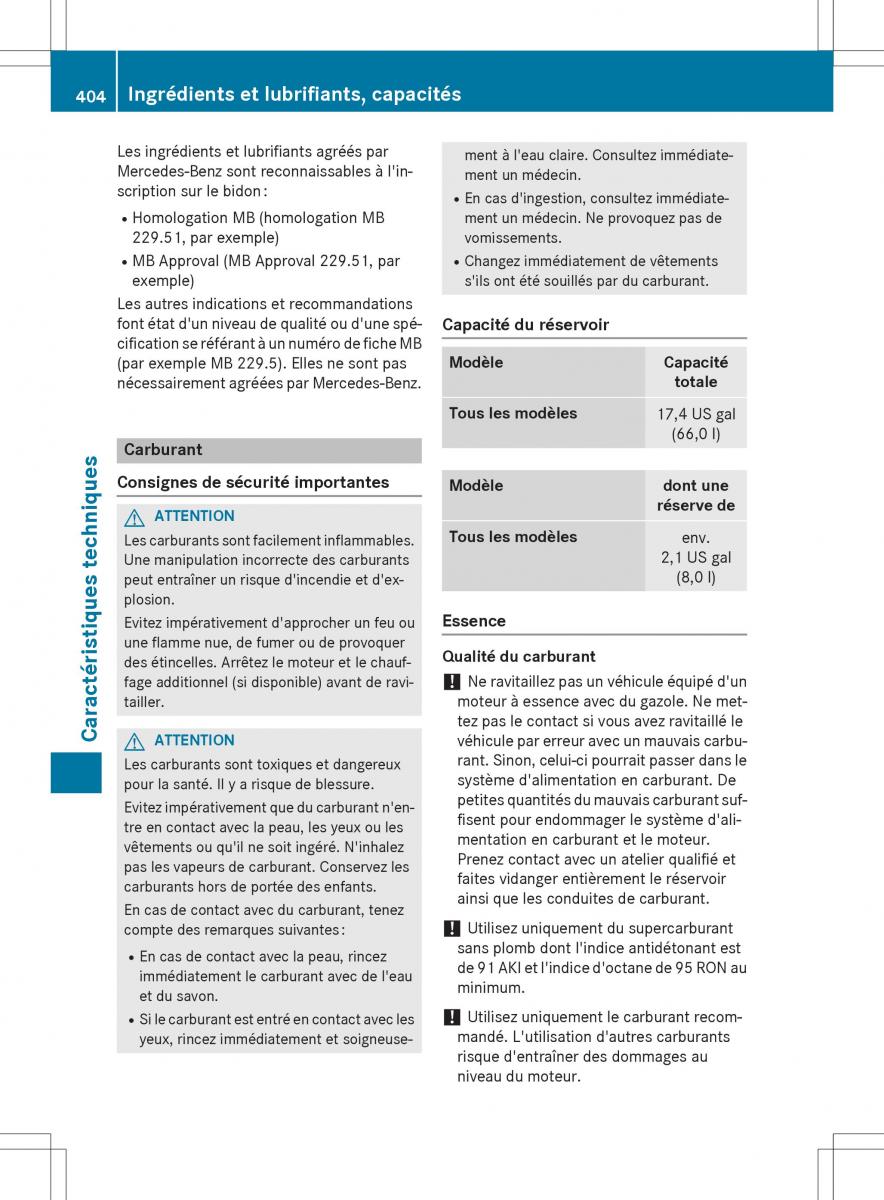 Mercedes Benz GLK Class X204 manuel du proprietaire / page 406