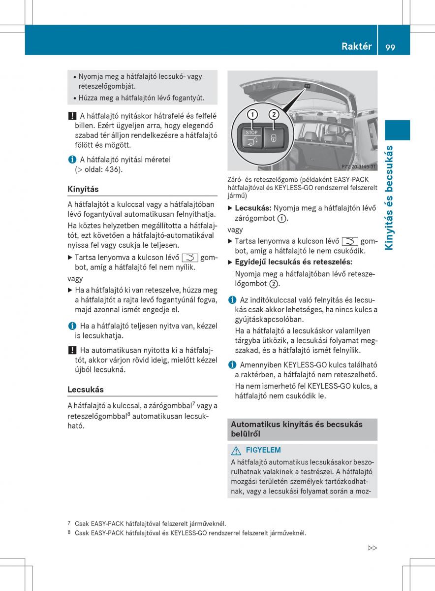 Mercedes Benz GLK Class X204 Kezelesi utmutato / page 101