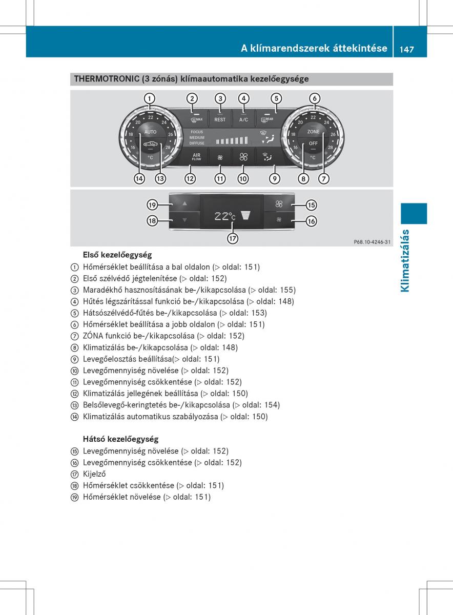 Mercedes Benz GLK Class X204 Kezelesi utmutato / page 149