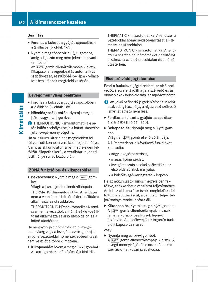 Mercedes Benz GLK Class X204 Kezelesi utmutato / page 154