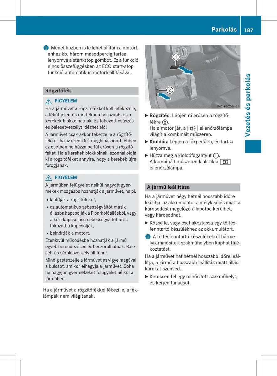 Mercedes Benz GLK Class X204 Kezelesi utmutato / page 189