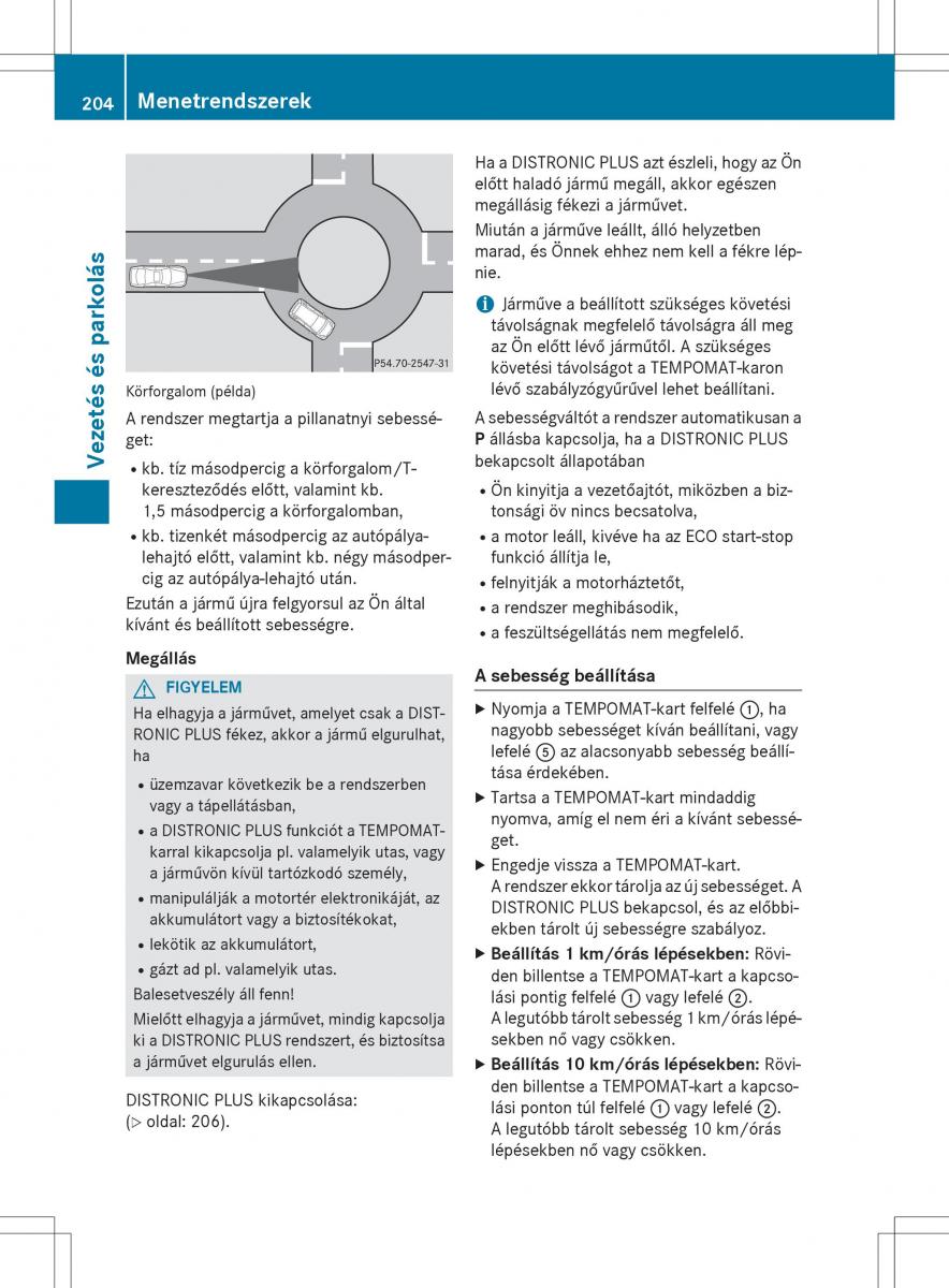 Mercedes Benz GLK Class X204 Kezelesi utmutato / page 206