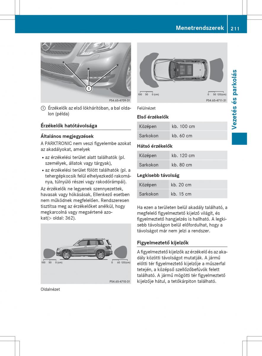 Mercedes Benz GLK Class X204 Kezelesi utmutato / page 213