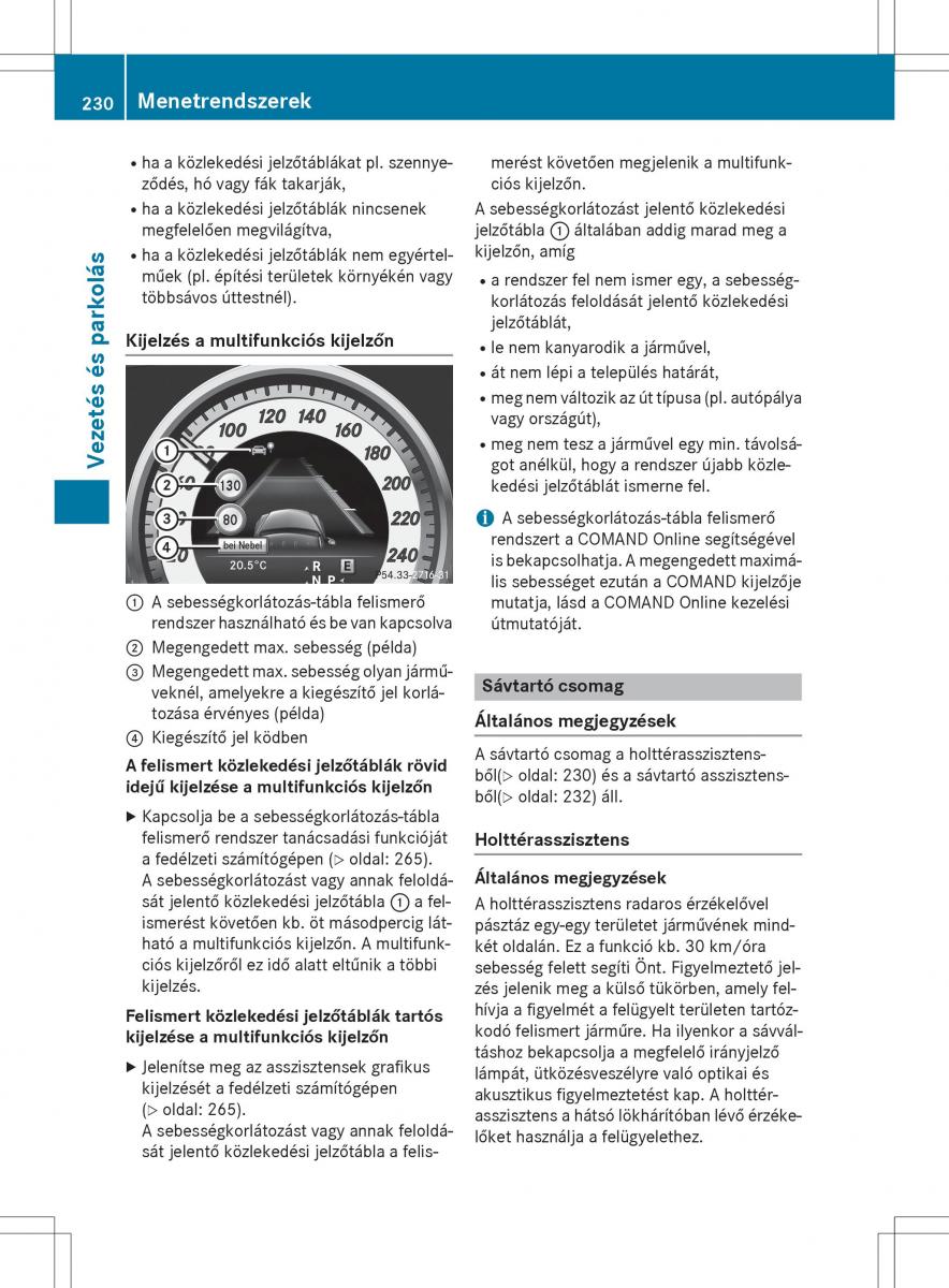 Mercedes Benz GLK Class X204 Kezelesi utmutato / page 232