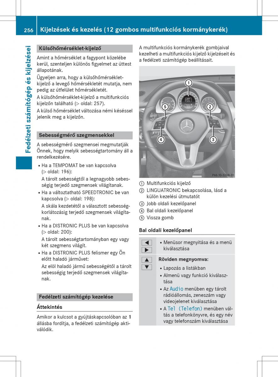 Mercedes Benz GLK Class X204 Kezelesi utmutato / page 258