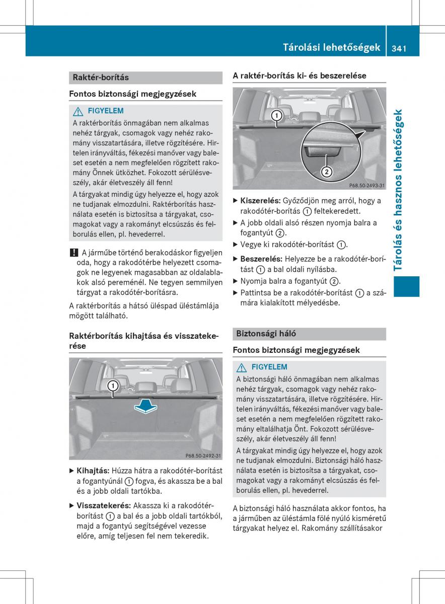 Mercedes Benz GLK Class X204 Kezelesi utmutato / page 343