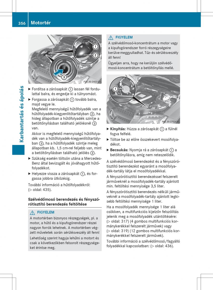 Mercedes Benz GLK Class X204 Kezelesi utmutato / page 358